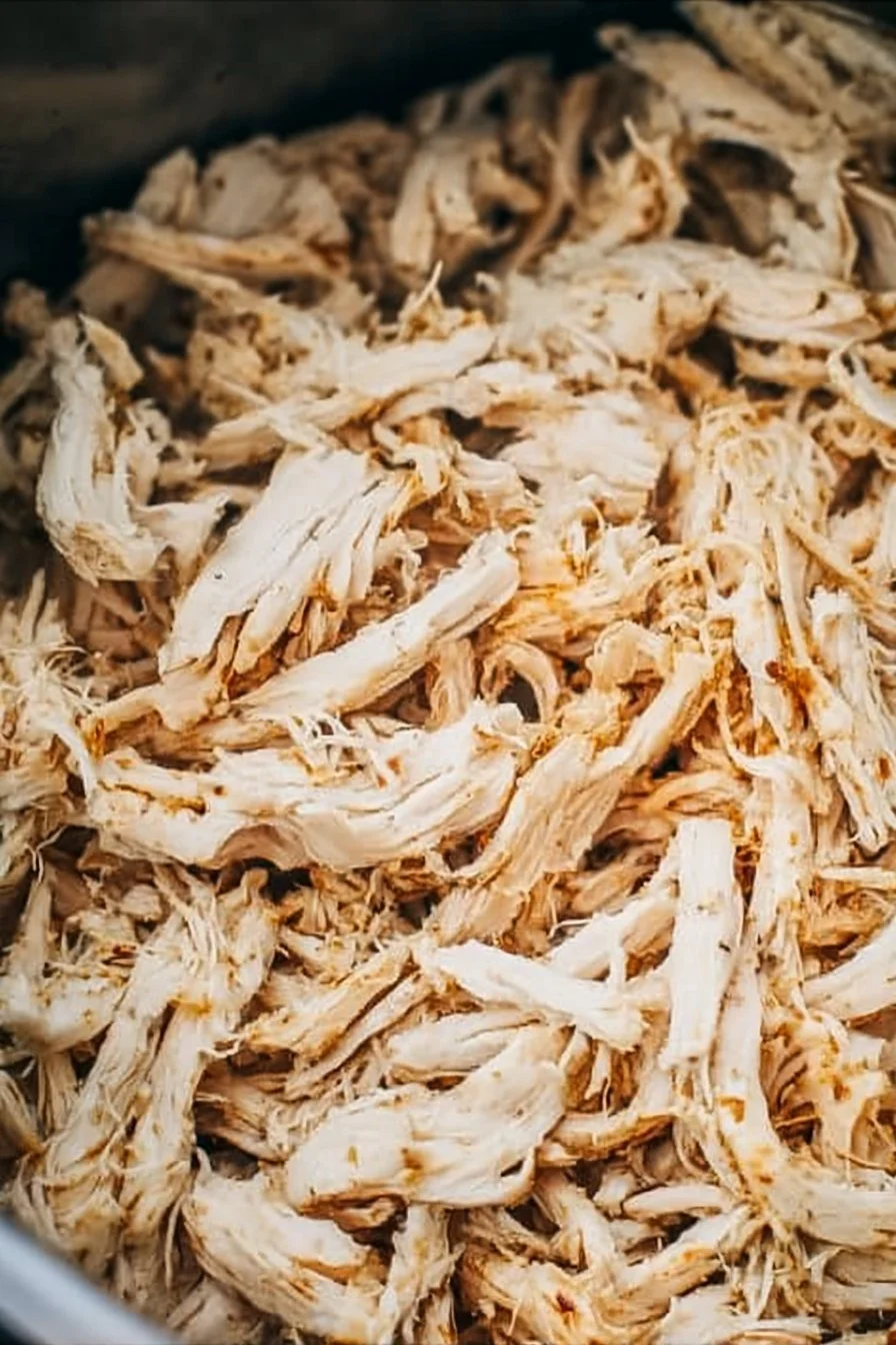 Delicious Instant Pot Shredded Chicken served in a bowl