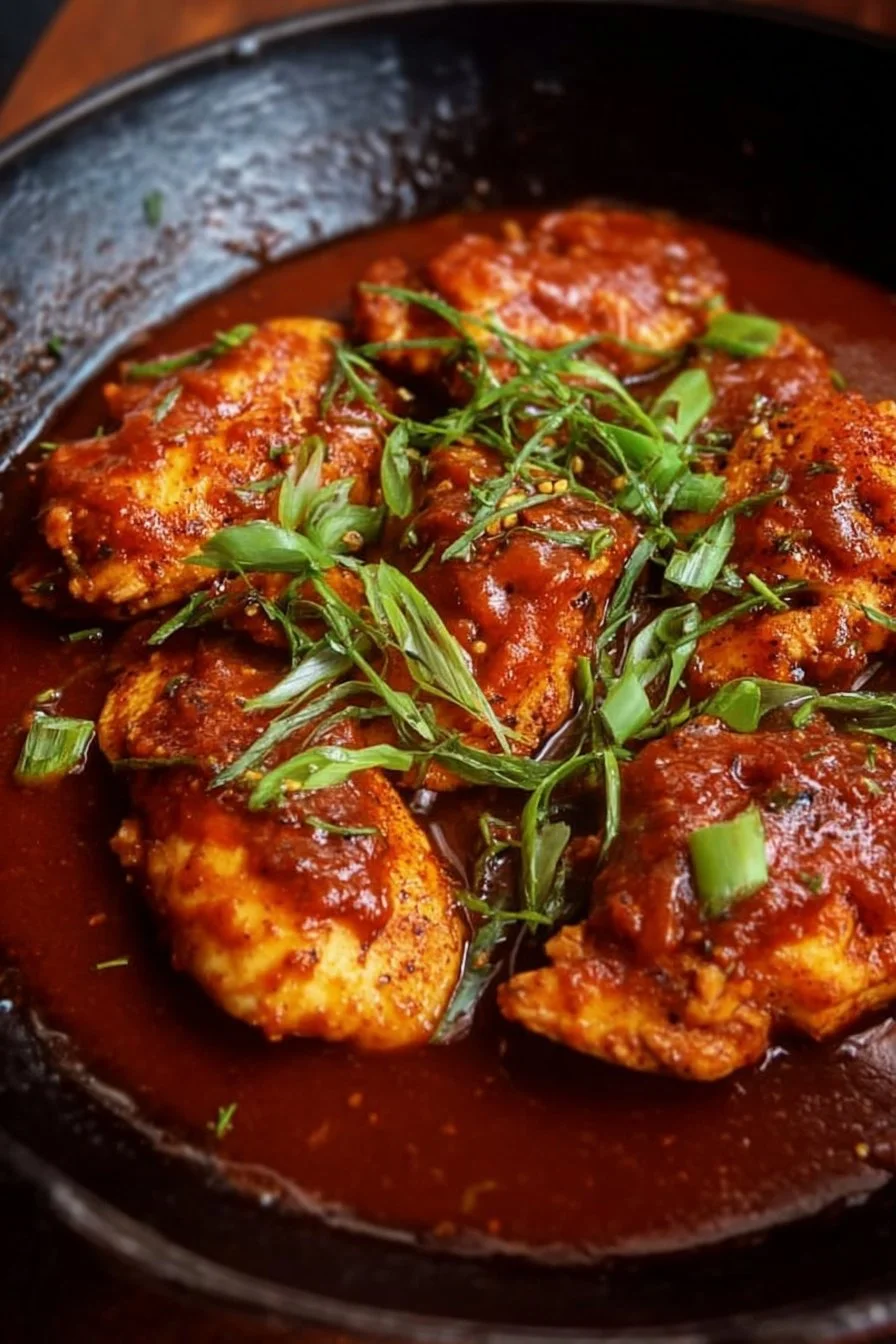 Illustration of the Chicken Devil character in an adventurous setting.