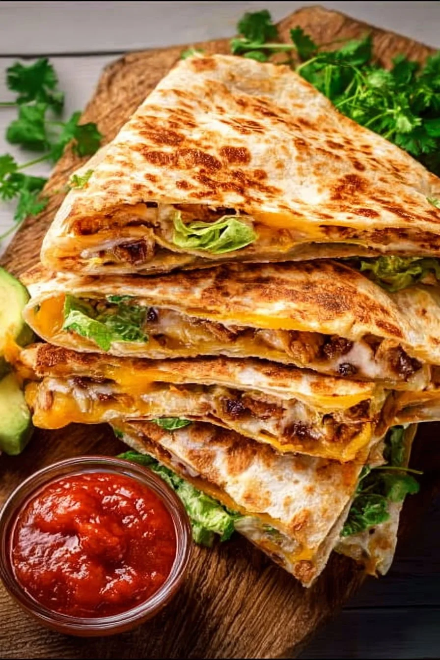 Chicken Folded Tortillas Quesadilla Hack (Tik Tok Recipe) 2 Chicken quesadilla hack recipe with folded tortillas for a quick meal