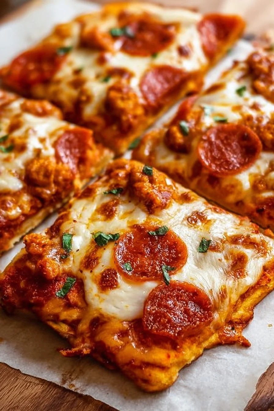 Ground Chicken Pizza Crust 2 Ground chicken pizza crust recipe for a healthy, low-carb meal option