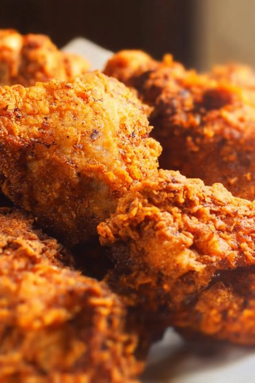 Healthy Copycat KFC Southern Fried Chicken 2 Healthy Copycat KFC Southern Fried Chicken on a plate