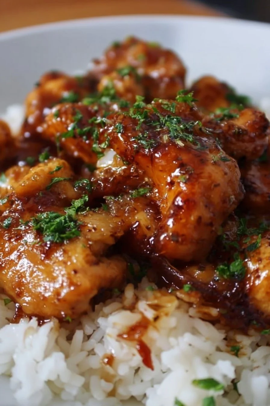 Honey Butter Chicken Recipe 2 Delicious plate of Honey Butter Chicken with golden crispy coating and honey drizzle.