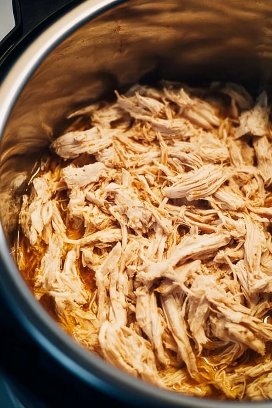 Instant Pot shredded chicken recipe for easy meal prep and delicious dishes