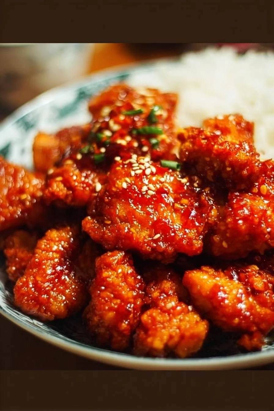 Korean Fried Chicken 2 Deliciously crispy Korean Fried Chicken served with spicy dipping sauce.