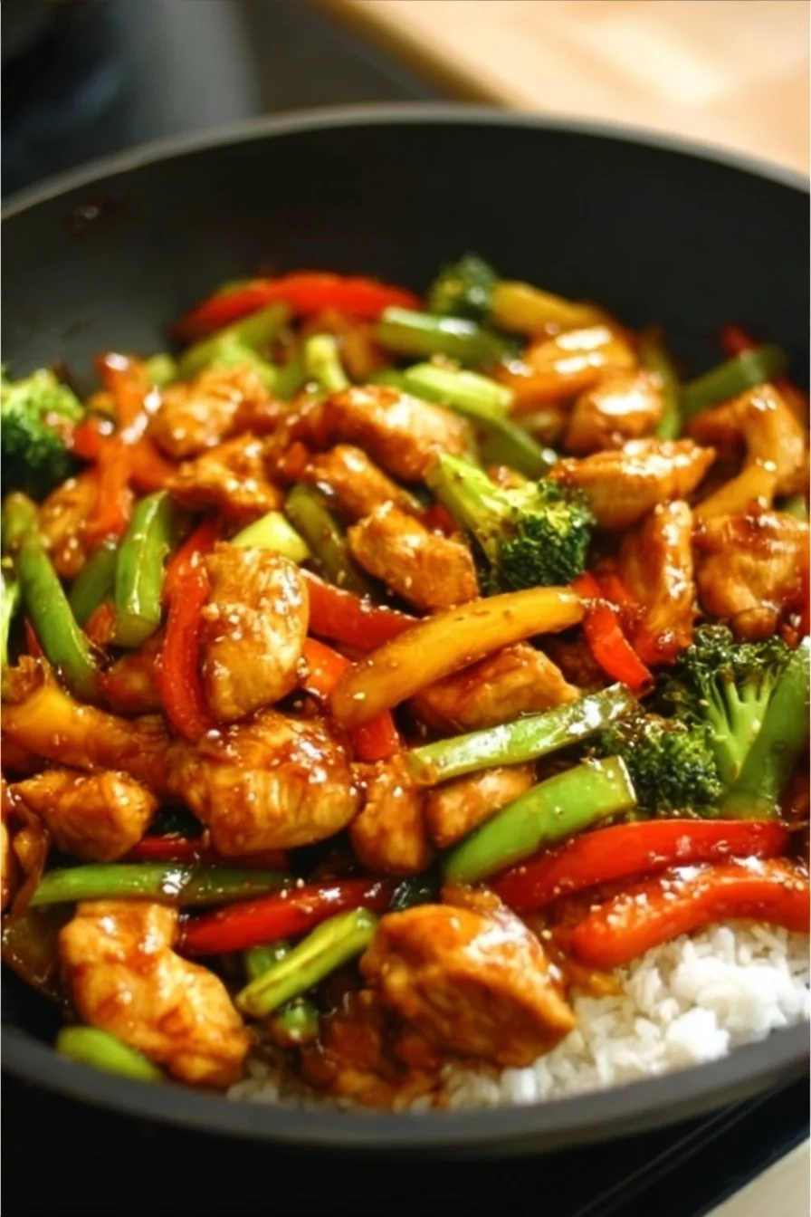 One-Pan Teriyaki Chicken Stir Fry 2 One-Pan Teriyaki Chicken Stir Fry with colorful vegetables and flavorful sauce