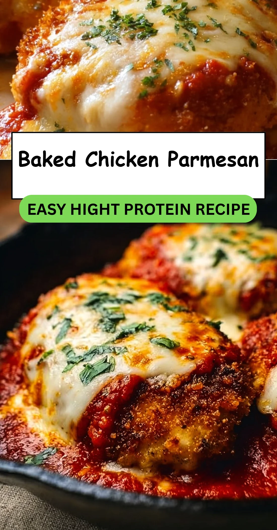 Baked Chicken Parmesan 4 Baked Chicken Parmesan