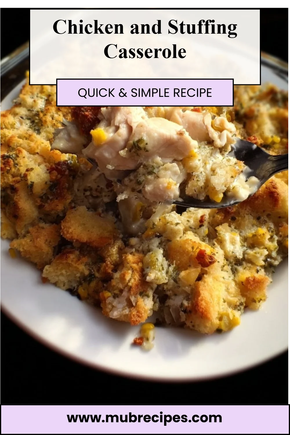 Chicken and Stuffing Casserole