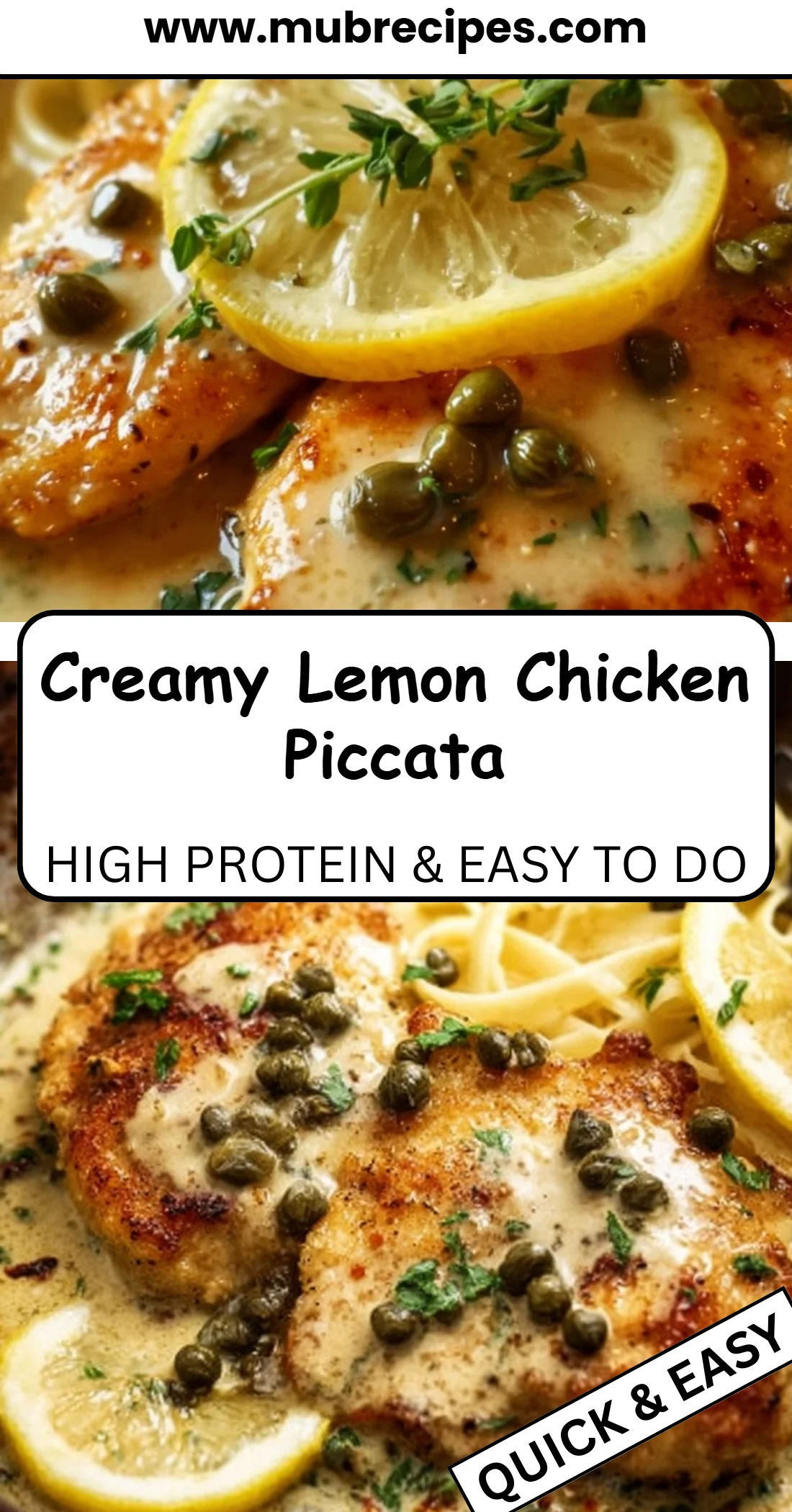 Creamy Lemon Chicken Piccata 4 Creamy Lemon Chicken Piccata