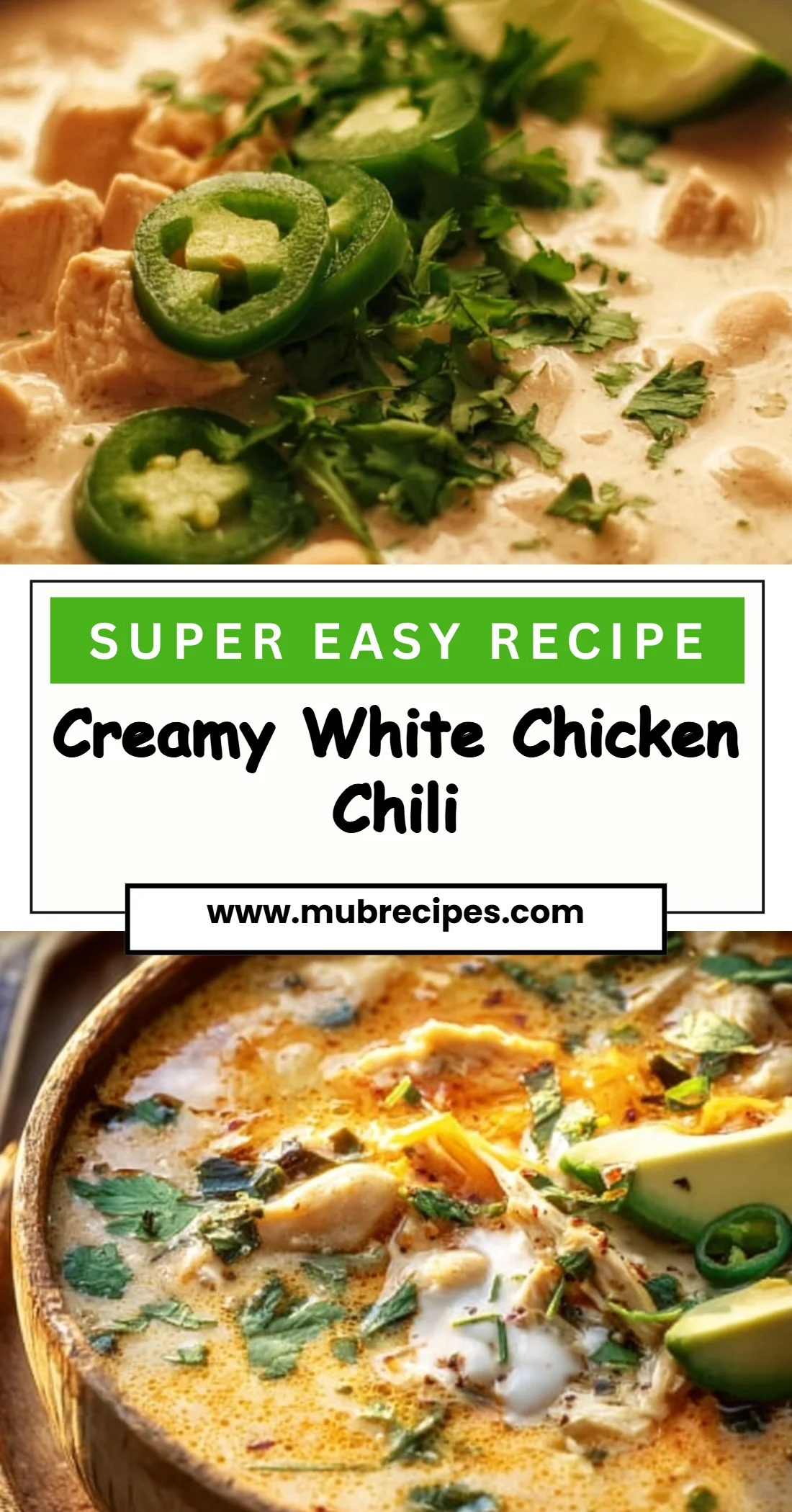 Creamy White Chicken Chili