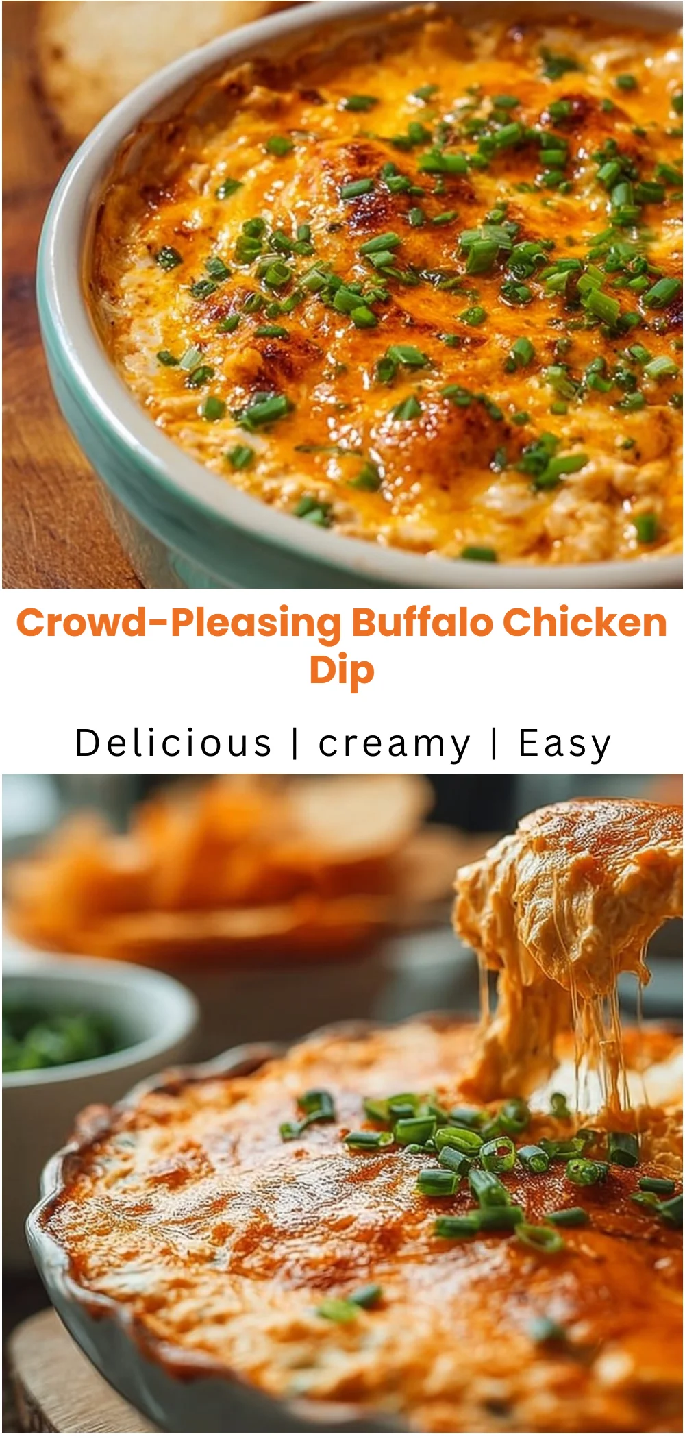 Crowd-Pleasing Buffalo Chicken Dip 4 Crowd-Pleasing Buffalo Chicken Dip