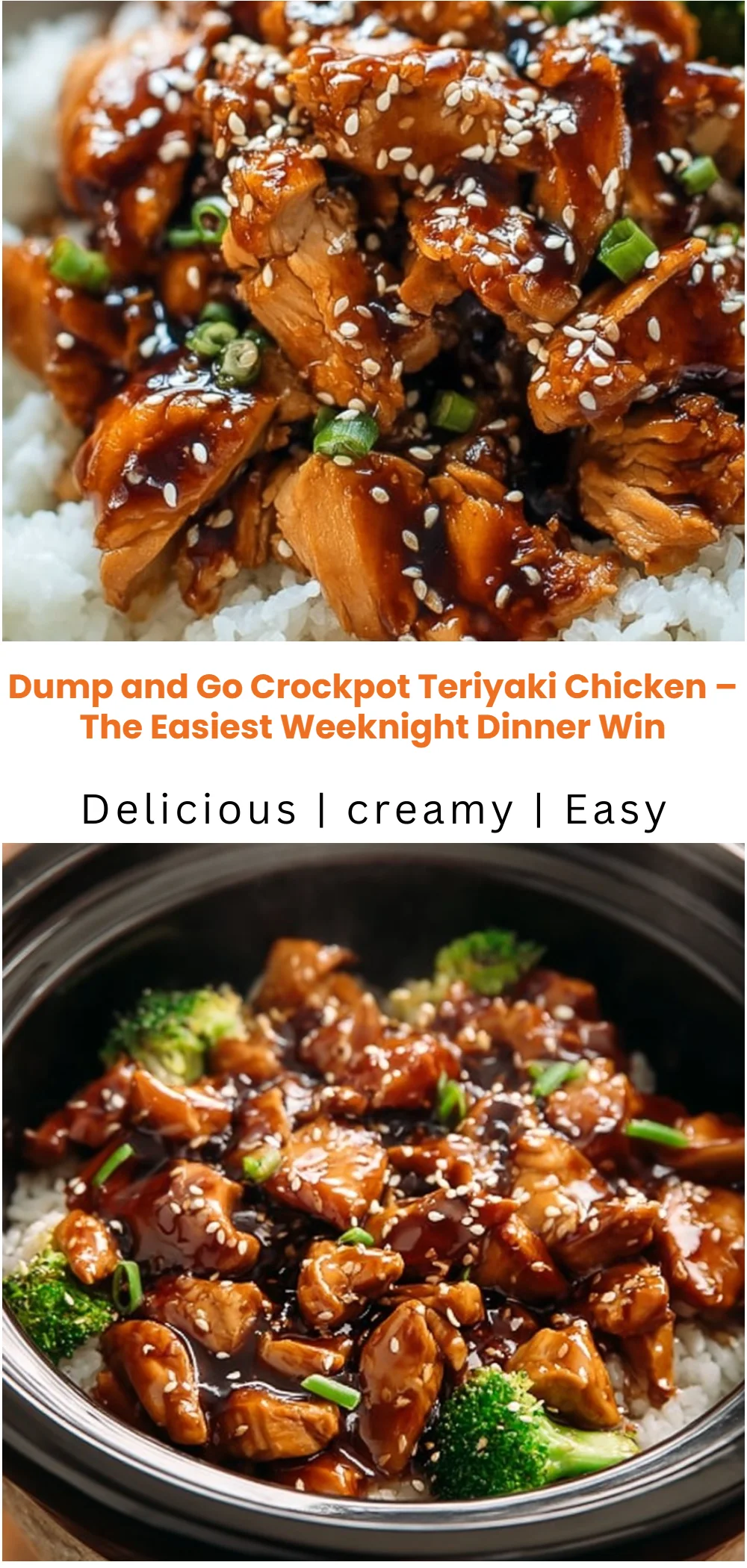 Dump and Go Crockpot Teriyaki Chicken – The Easiest Weeknight Dinner Win 4 Dump and Go Crockpot Teriyaki Chicken – The Easiest Weeknight Dinner Win