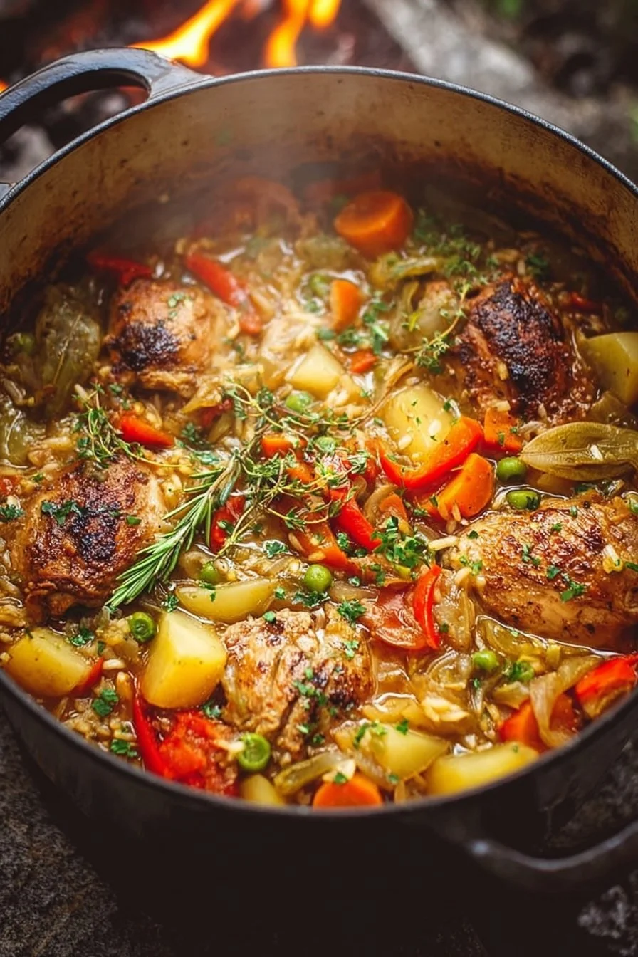 A collection of delicious Dutch oven recipes for hearty dinners.