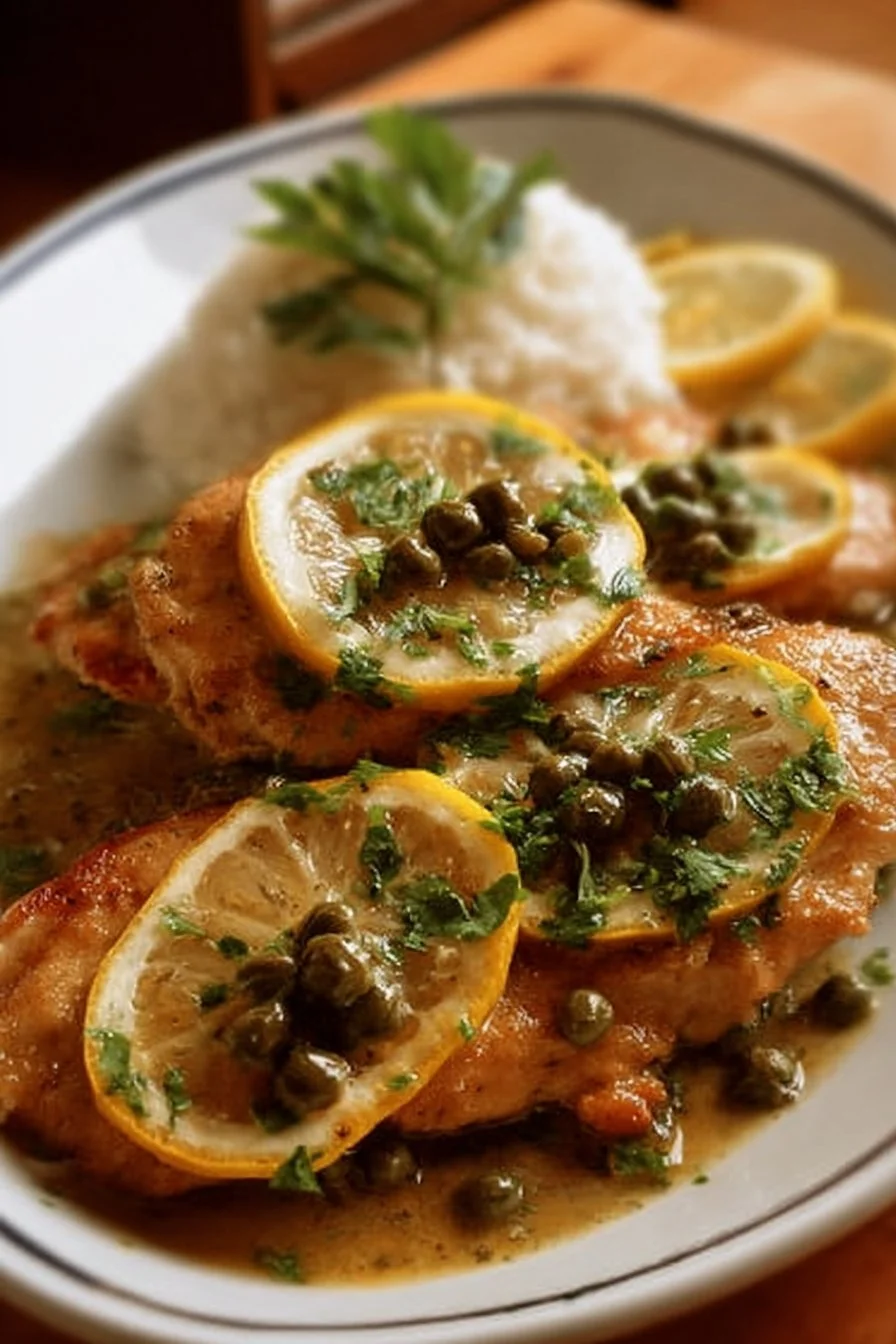 Easy Crock Pot Chicken Piccata 3 Easy crock pot chicken piccata with lemon and capers