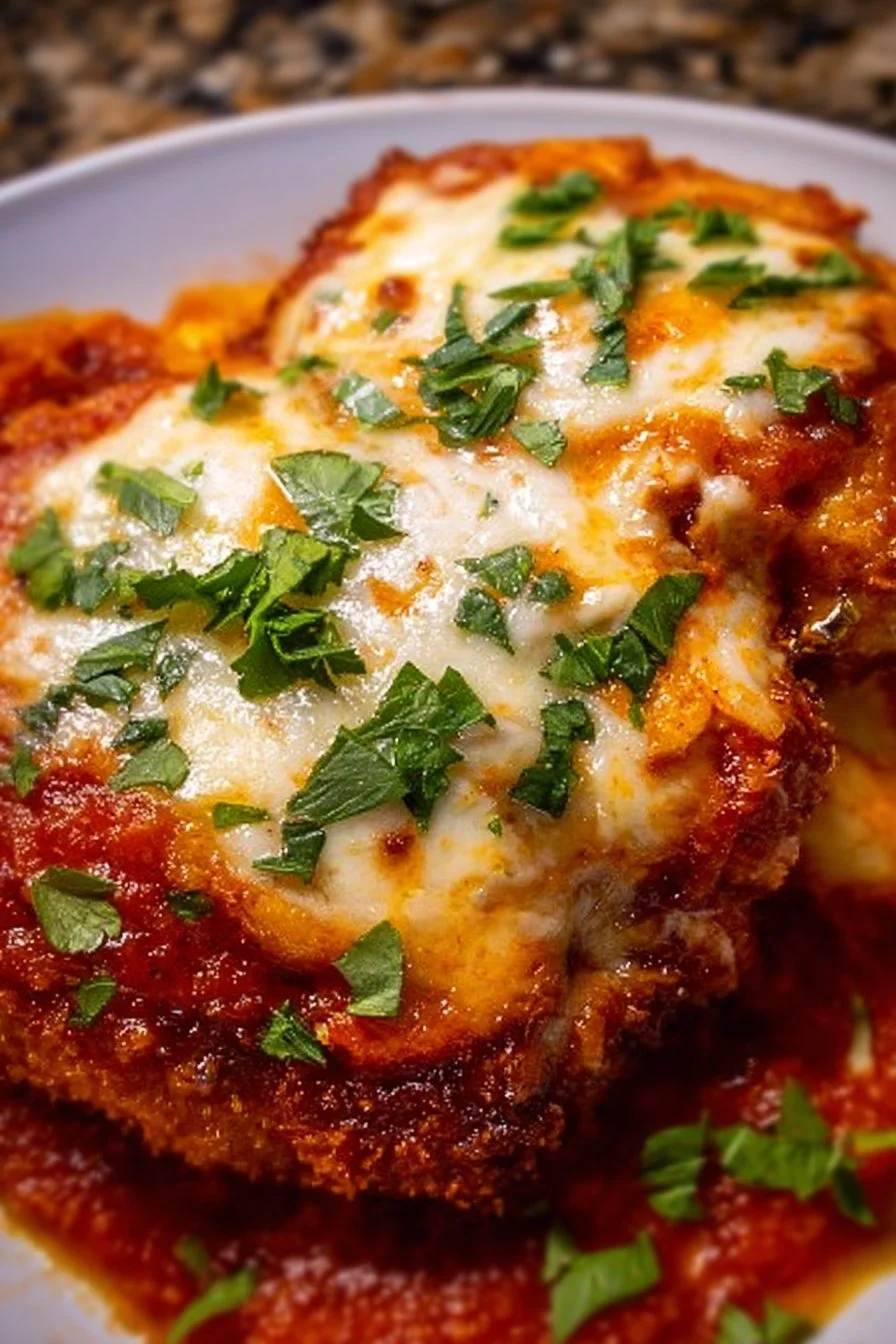 Gordon Ramsay's chicken parmigiana recipe with crispy chicken and marinara sauce