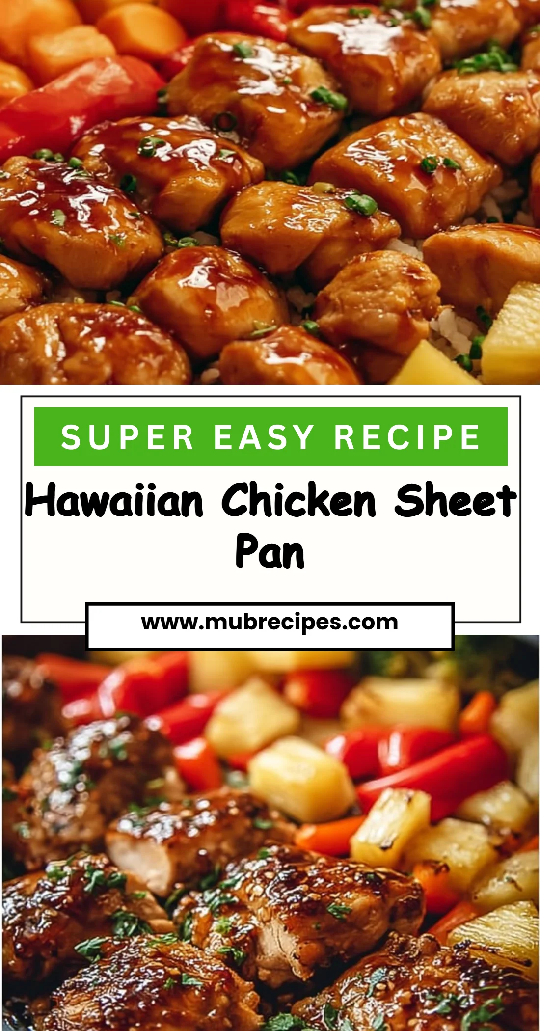 Hawaiian Chicken Sheet Pan