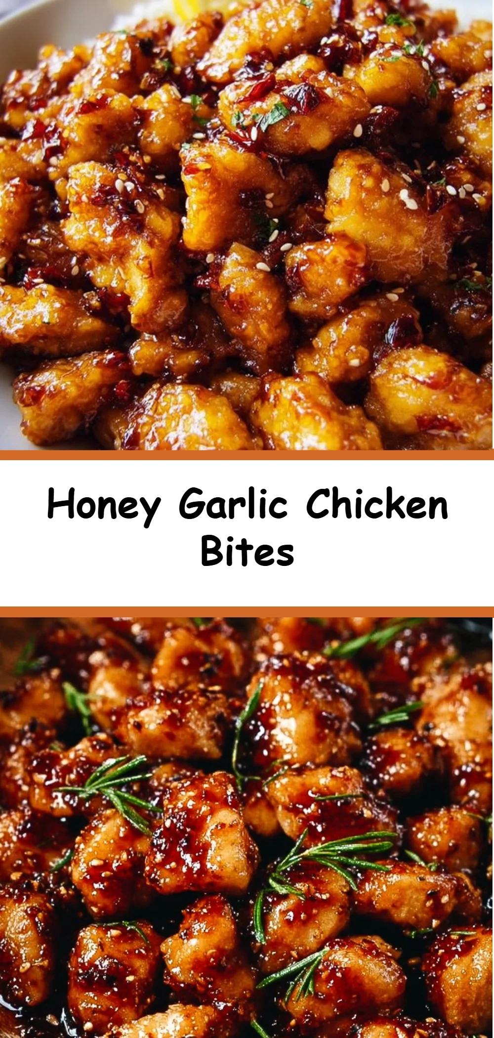 Honey Garlic Chicken Bites
