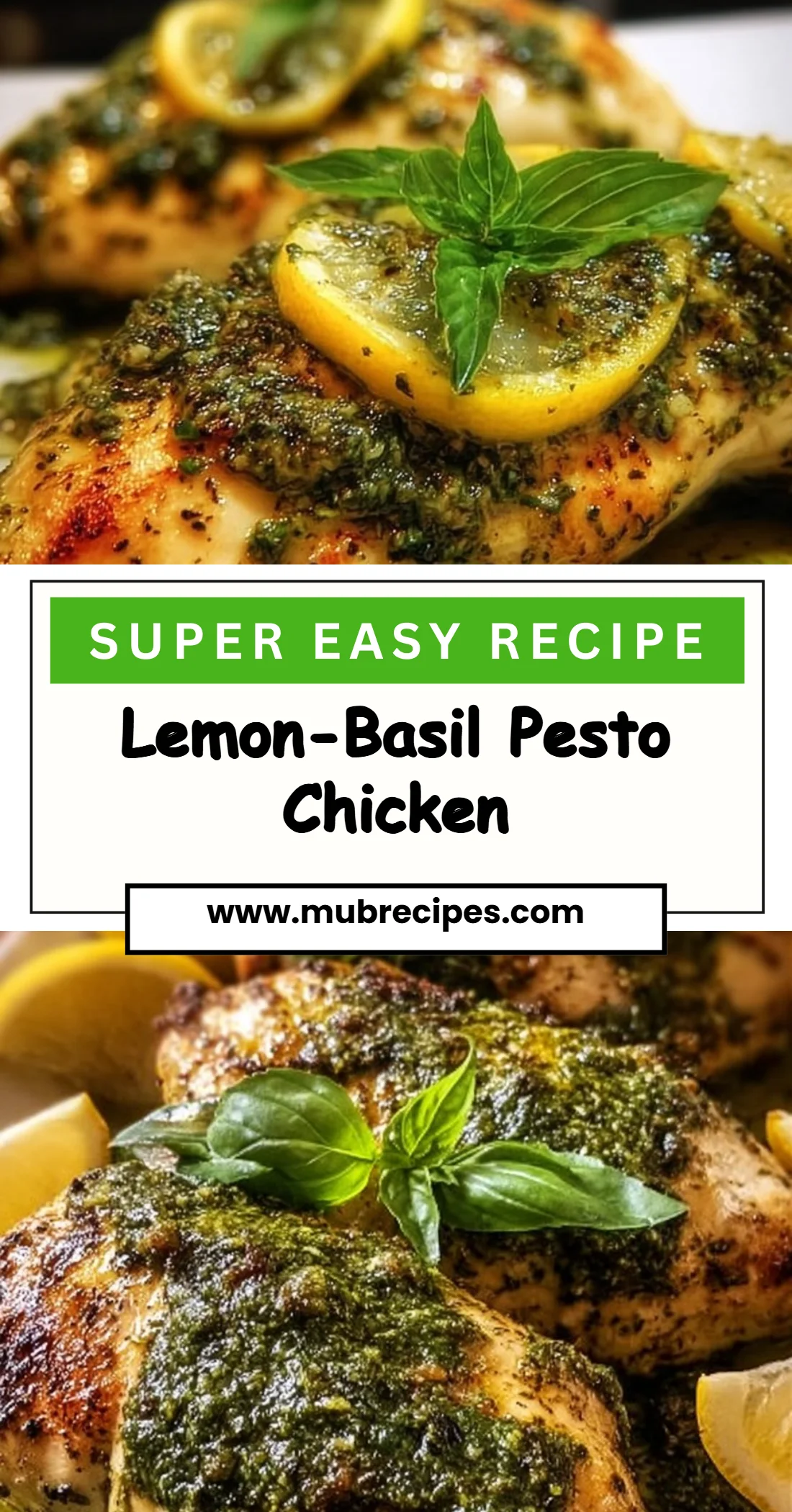 Lemon-Basil Pesto Chicken 4 Lemon-Basil Pesto Chicken
