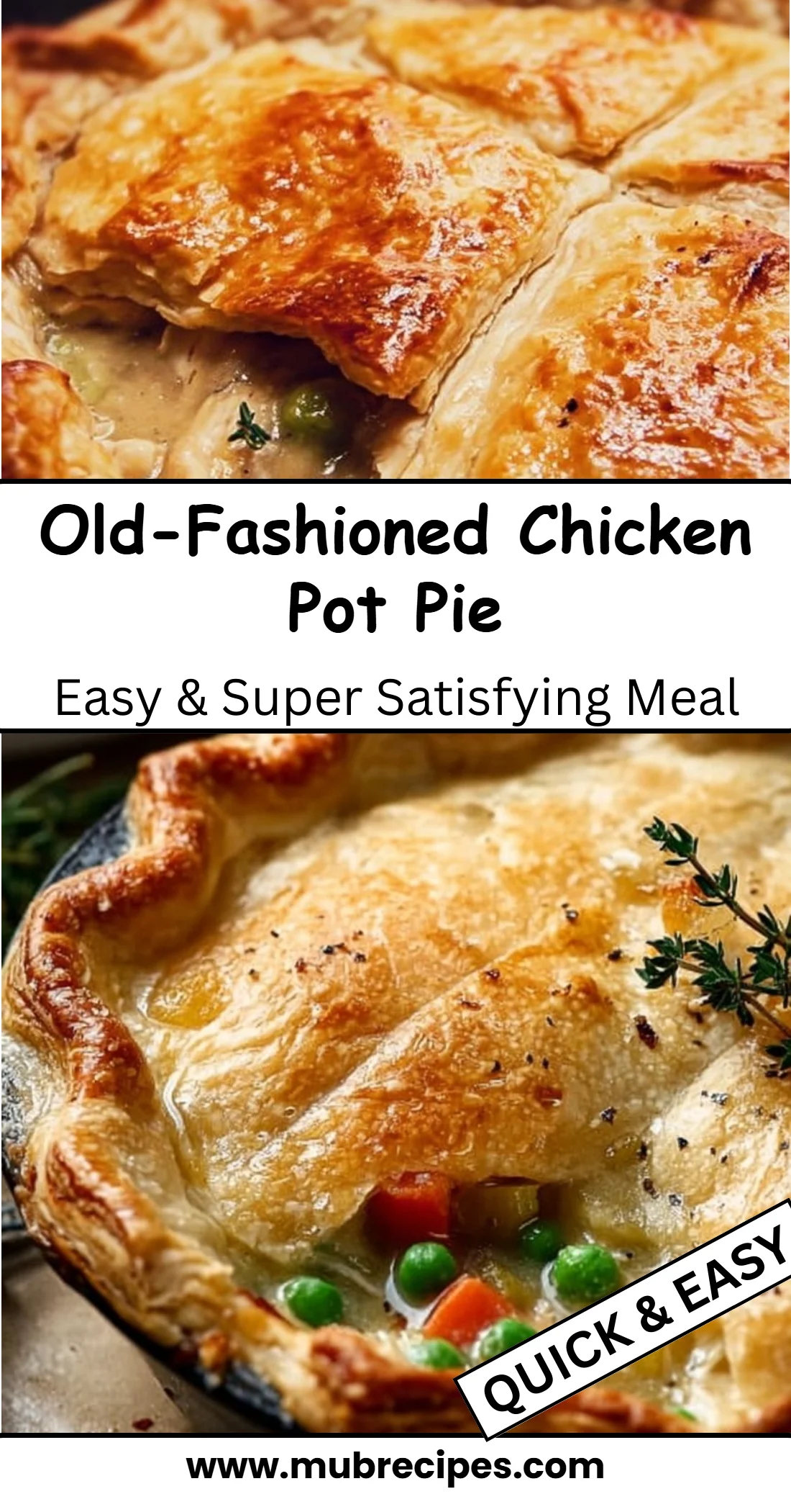 Old-Fashioned Chicken Pot Pie 4 Old-Fashioned Chicken Pot Pie