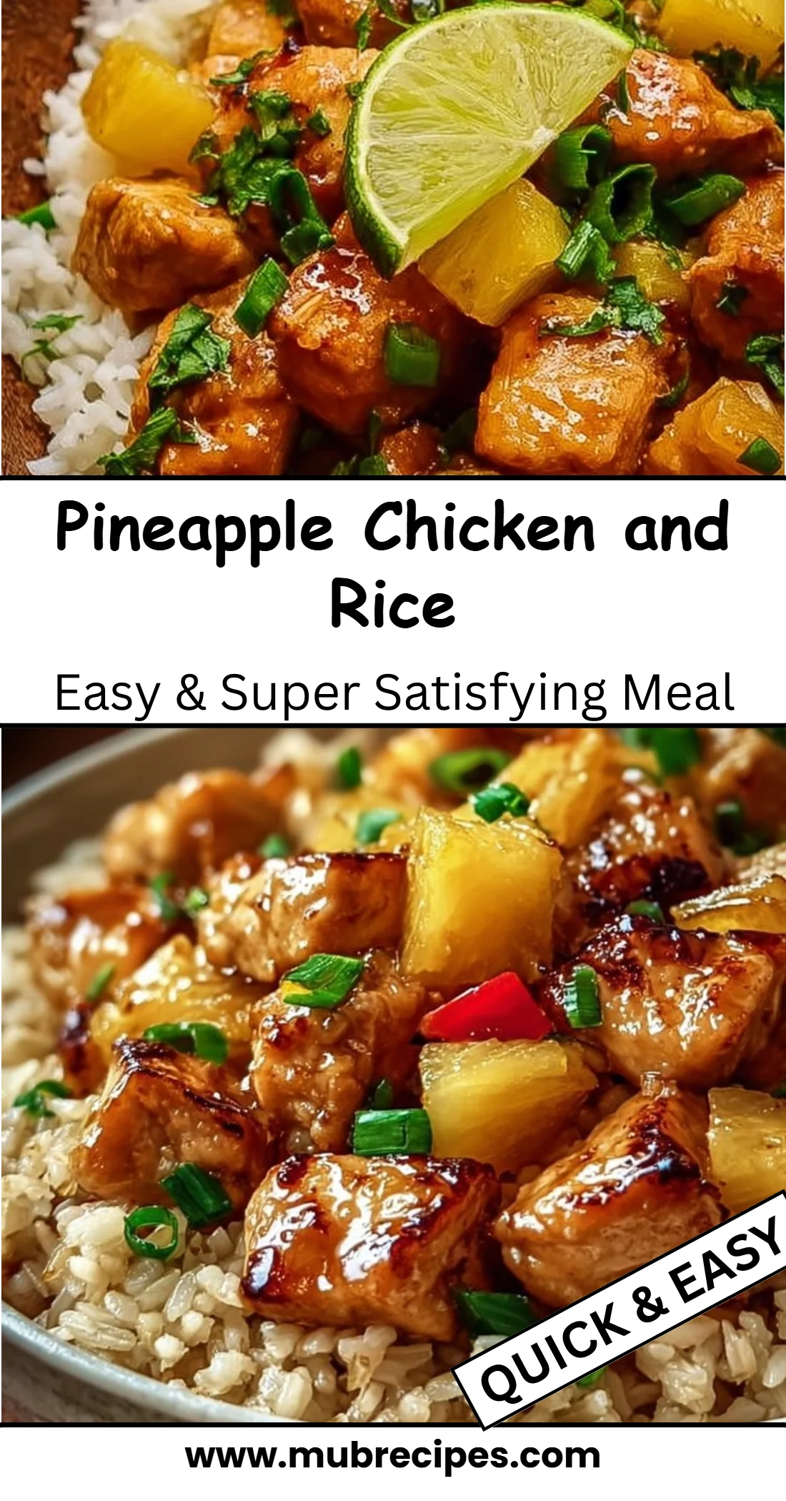Pineapple Chicken and Rice
