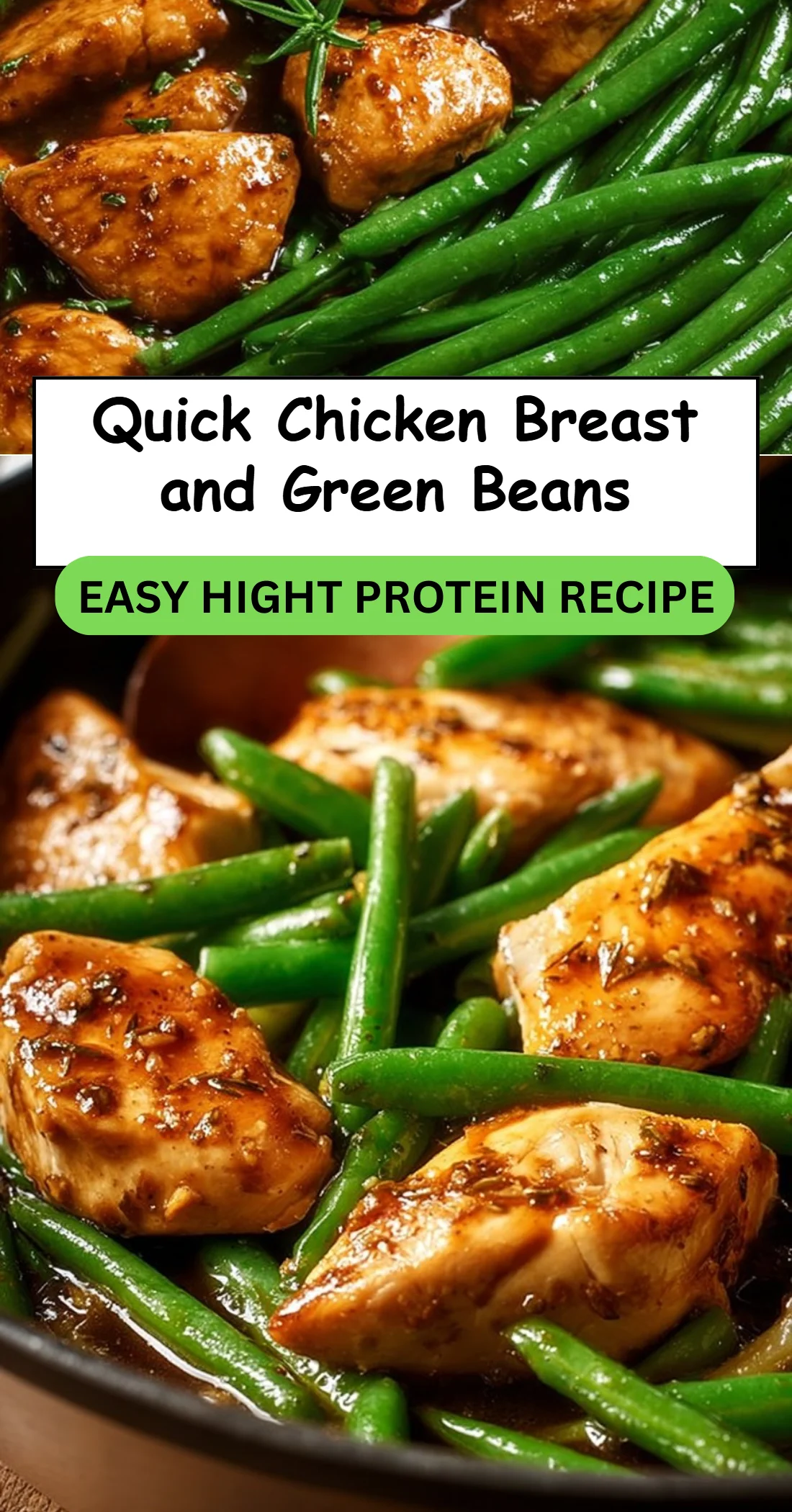 Quick Chicken Breast and Green Beans 4 Quick Chicken Breast and Green Beans