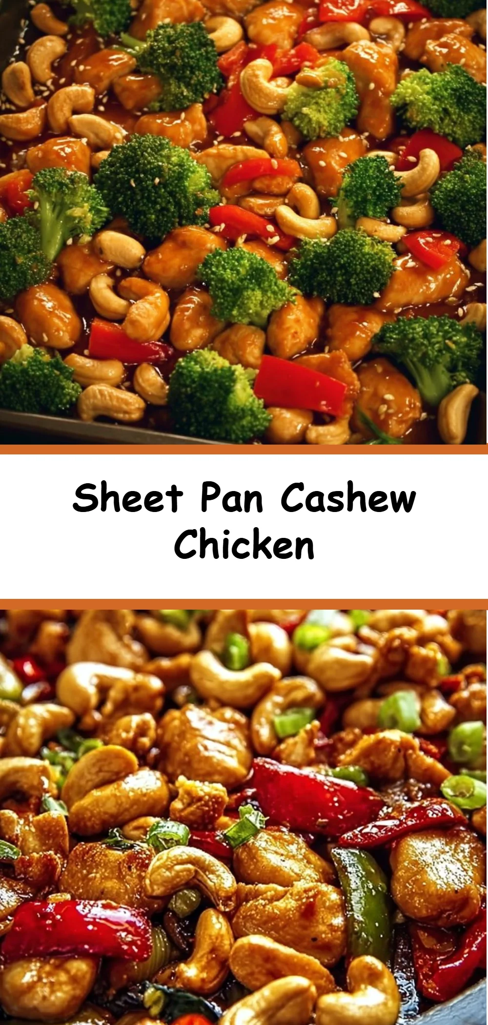 Sheet Pan Cashew Chicken