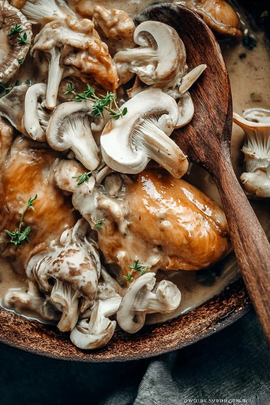 Easy chicken dinner recipes featuring a shrooms aesthetic for delicious meals
