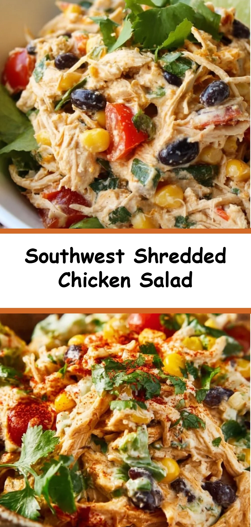 Southwest Shredded Chicken Salad